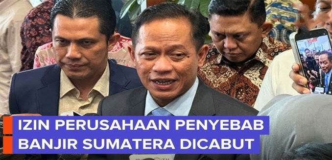Menteri LH Cabut Semua Izin Lingkungan Perusahaan Biang Kerok Banjir Sumatera